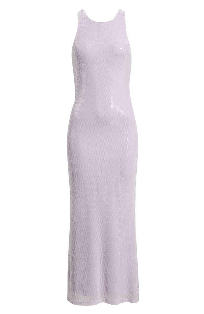 Rare London Sequin Sleeveless Gown, Alternate, color, Lilac
