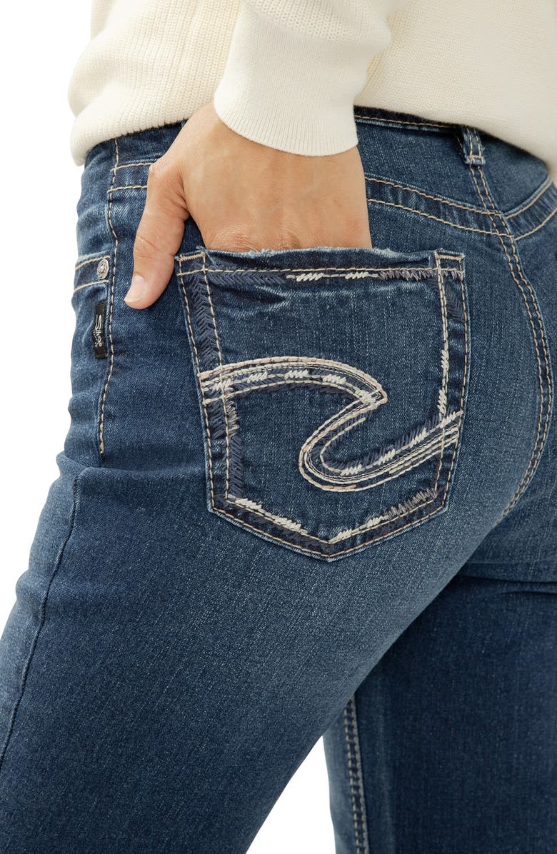 Silver Jeans Co. Avery High Waist Slim Bootcut Jeans, Alternate, color, 