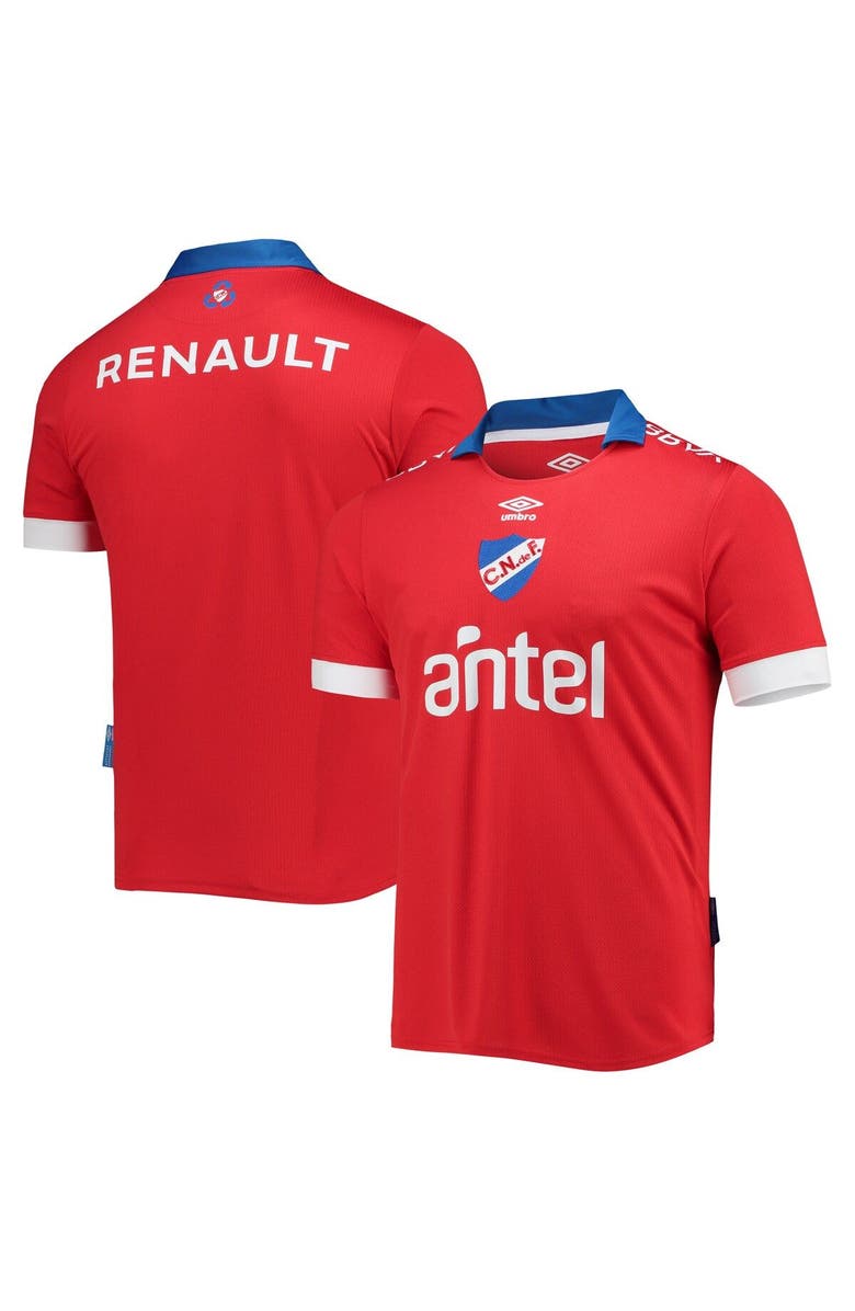 Umbro Men's Umbro Red Club Nacional de Football 2022/23 Away Replica Jersey, Alternate, color, 