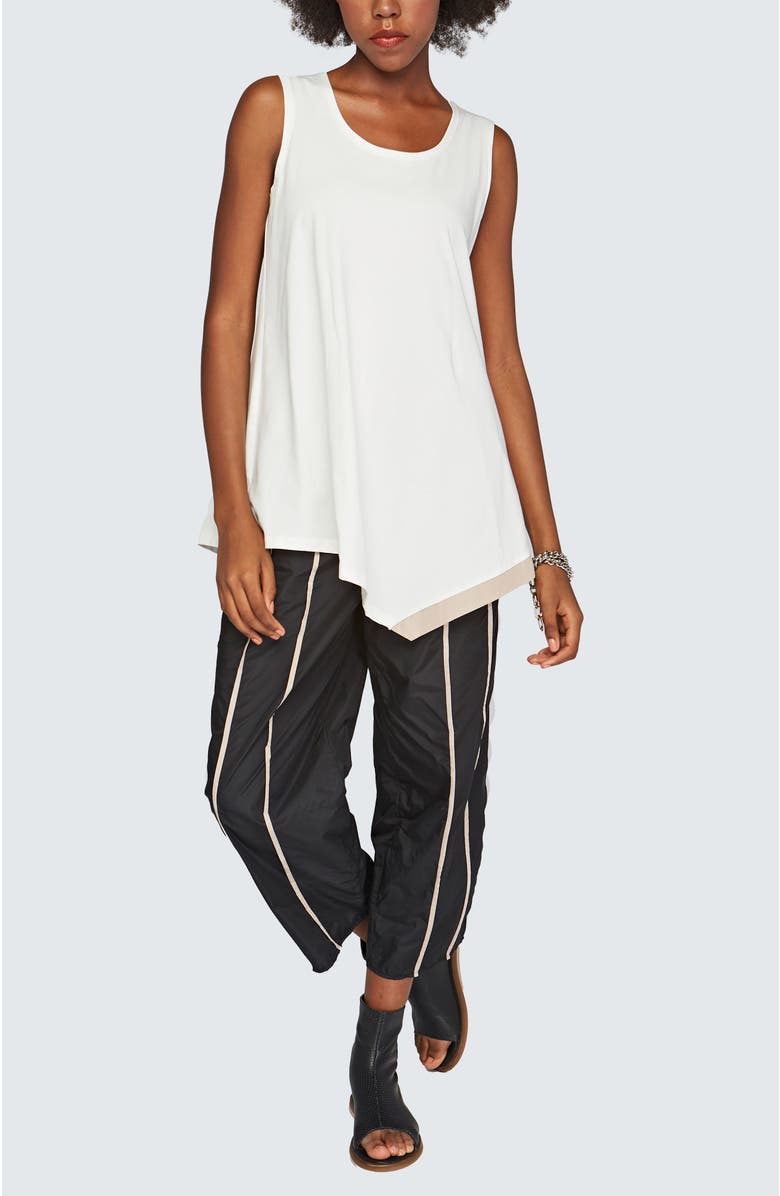 LUUKAA Jasper Memory Taffeta Pants with Liner, Alternate, color, Black