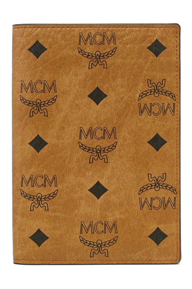 Ottomar Passport Holder in Visetos, Main, color, Brown