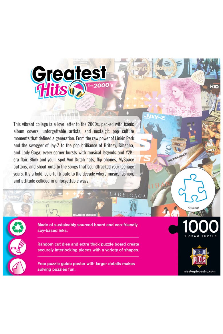 2000's Artists 1000 Piece Jigsaw Puzzle, Alternate, color, Multicolor