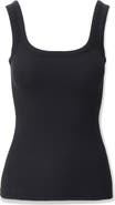 rag 
bone The Essential Rib Cotton U-Neck Tank