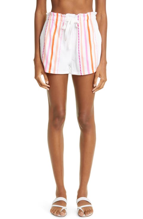 Eshe Stripe Cotton Blend Shorts