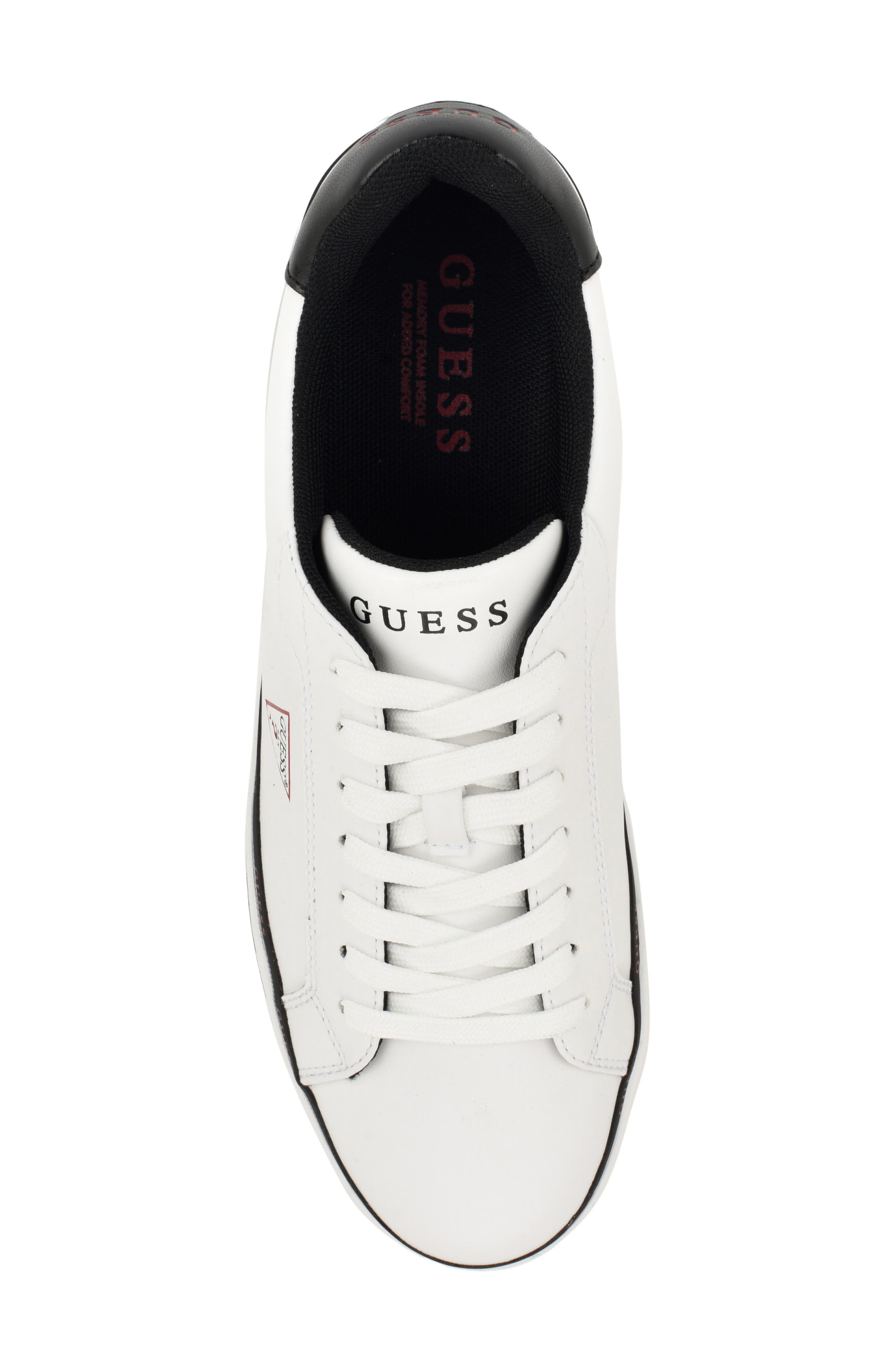 Likode Faux Leather Sneaker, Alternate, color, WHITE/ BLACK
