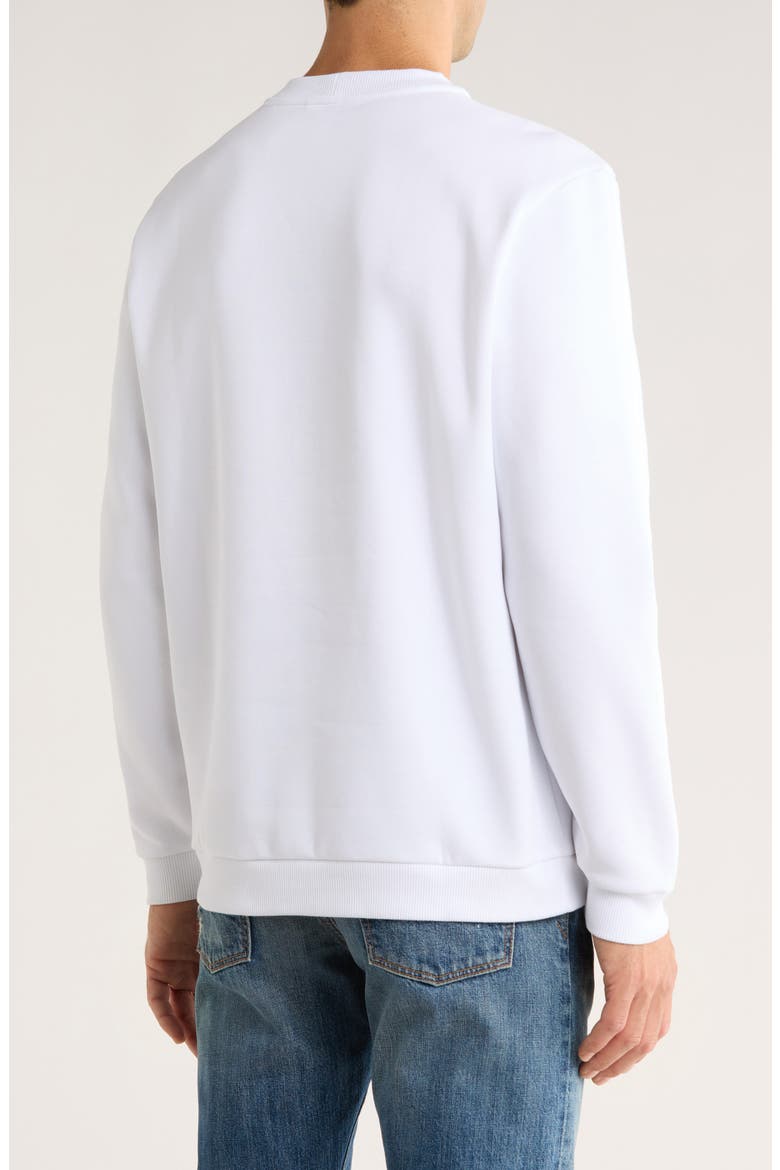 Logo Graphic Sweatshirt, Alternate, color, BRILLIANT WHITE
