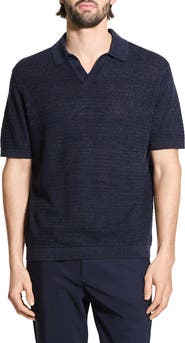 Theory Brenan Linen Blend Polo