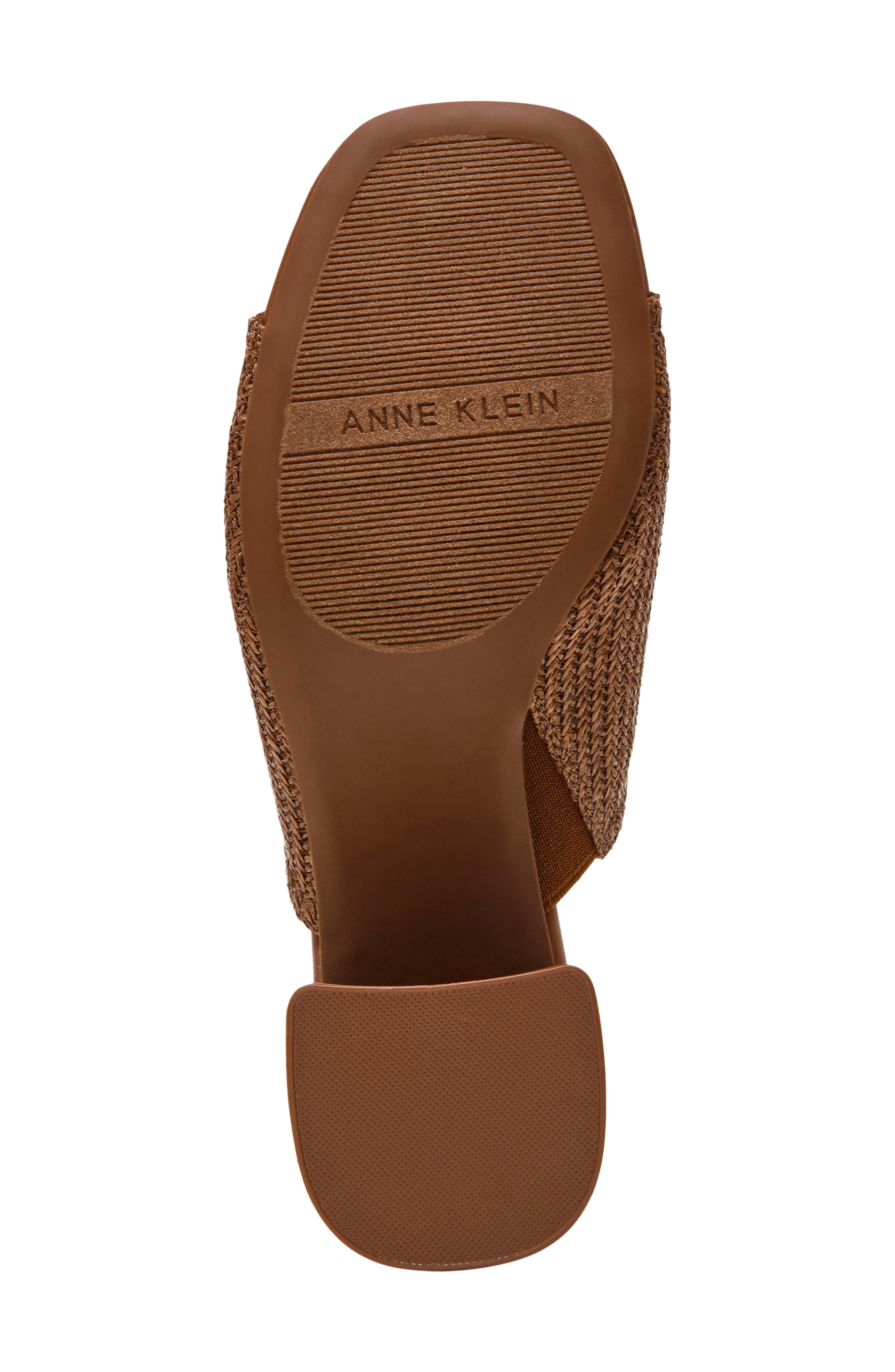 Flutter Slide Sandal, Alternate, color, BROWN RAFFIA