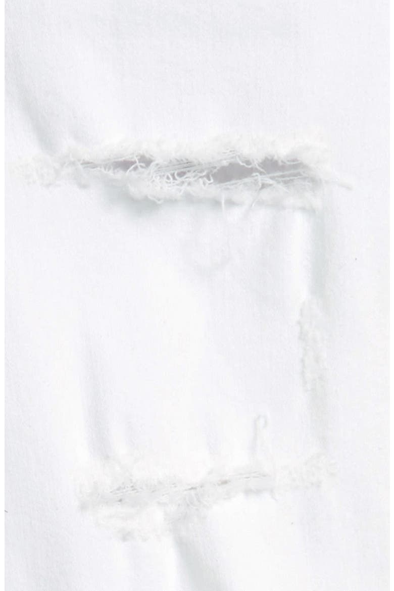 'Jamie - Super Ripped' High Waist Skinny Jeans, Alternate, color, WHITE