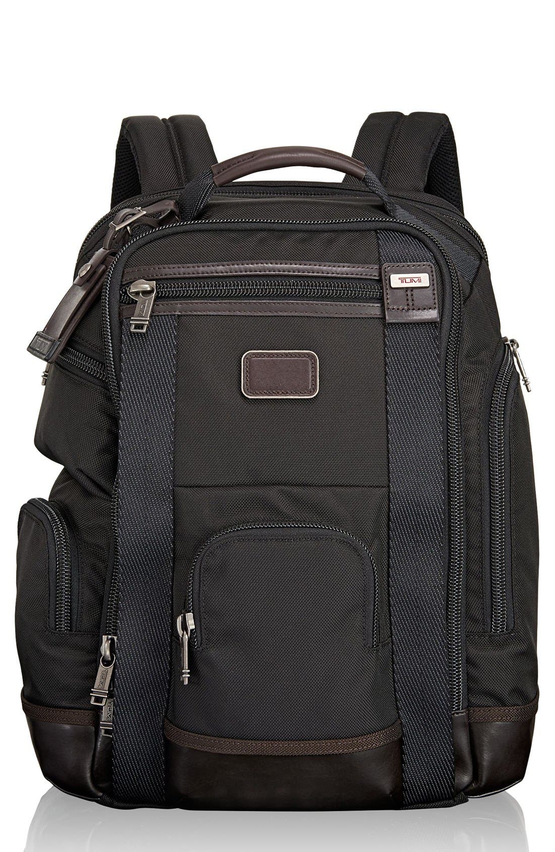 TUMI Alpha Bravo Shaw Deluxe Backpack, Main, color, 