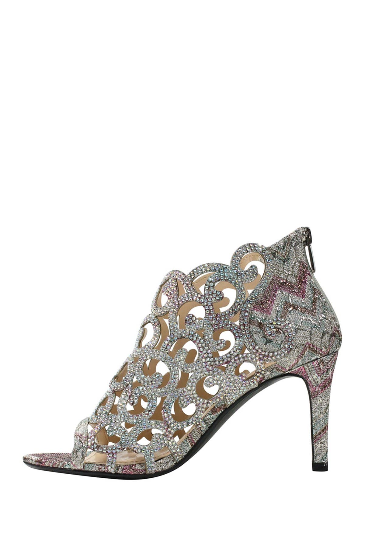 J. Reneé McWayfalls Peep Cutout Bootie, Alternate, color, 