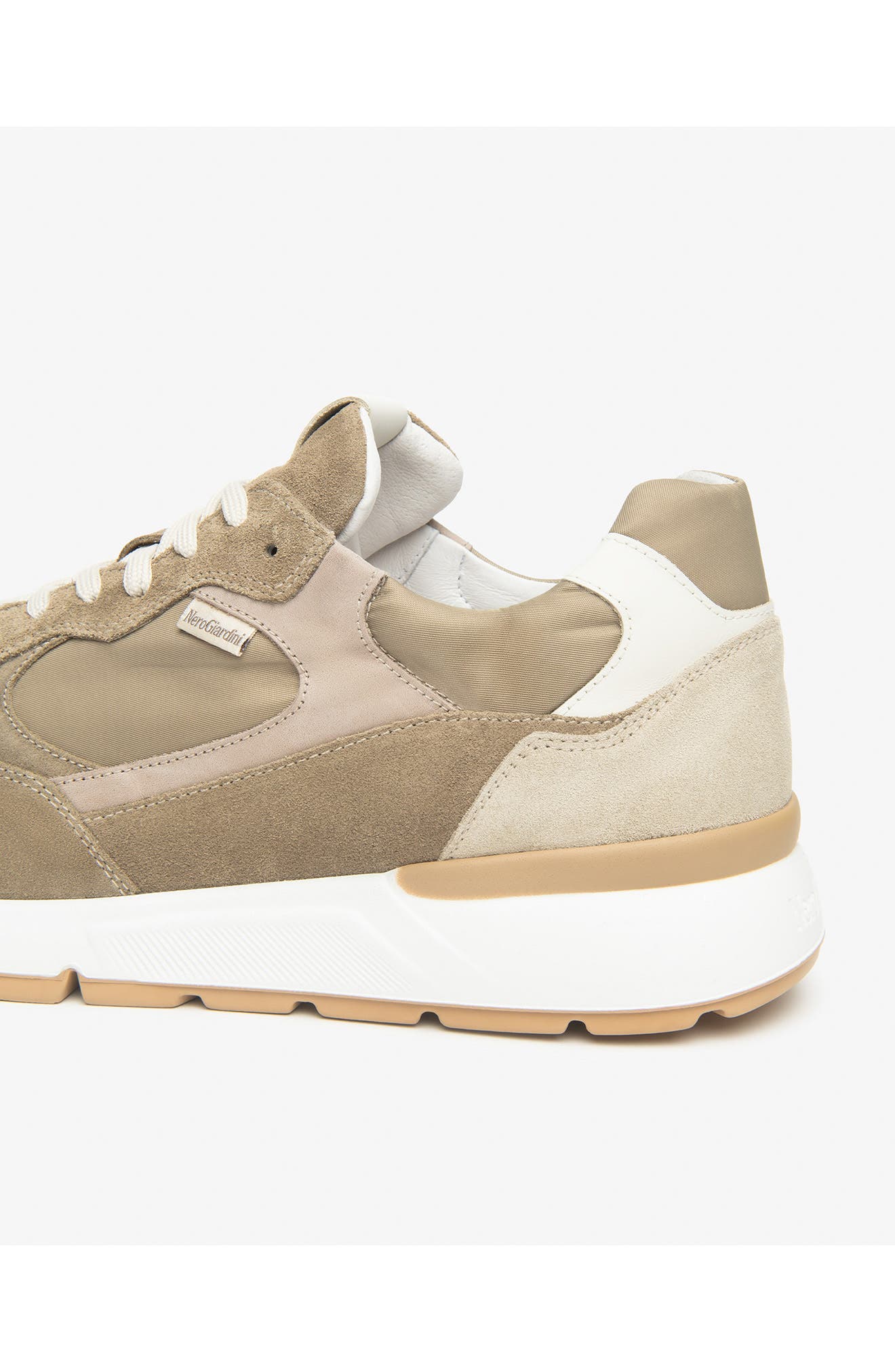 NeroGiardini Low Top Sneaker, Alternate, color, Taupe
