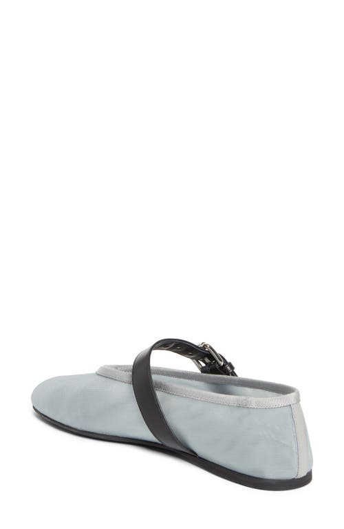 Miu Miu Mary Jane Ballet Flat In White