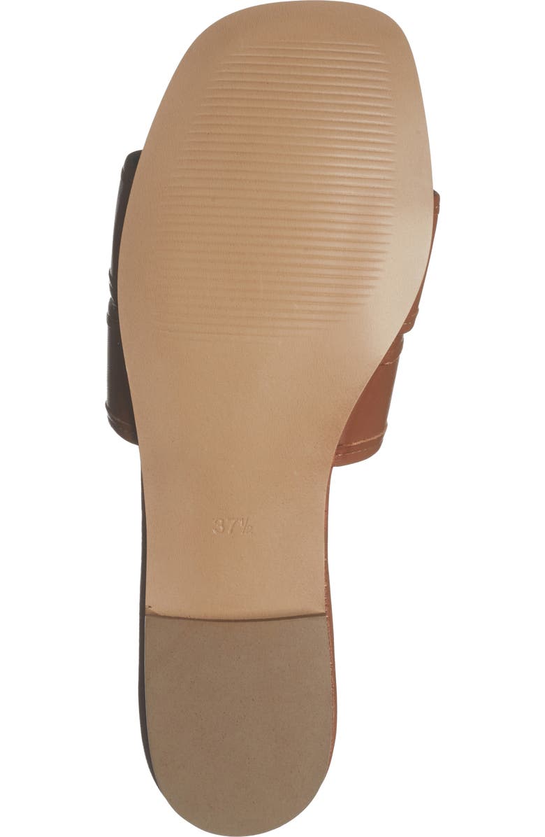 Bruno Magli Nala Woven Slide Sandal, Alternate, color, Cognac