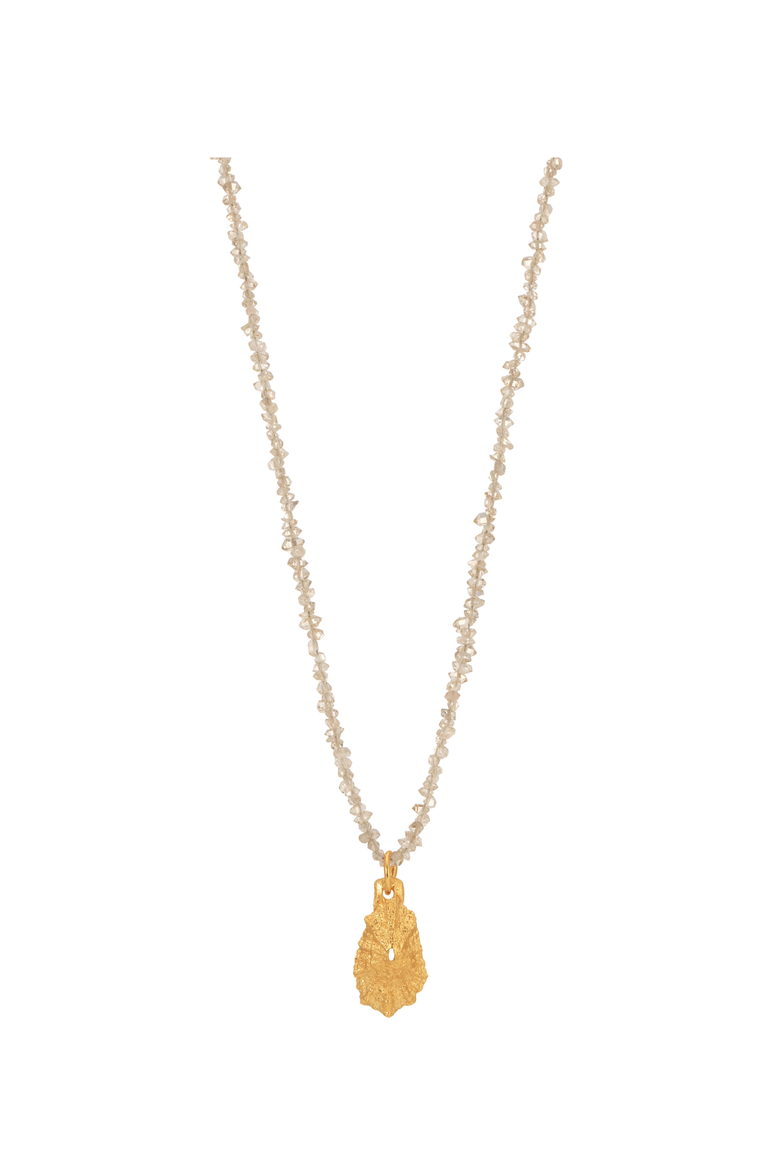 Petit Diamant Herkimer and Limpet Necklace, Alternate, color, 18K Gold Vermeil