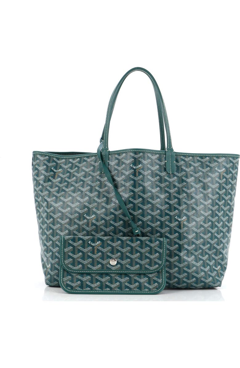 Pre-Owned Goyard Saint Louis Tote Coated Canvas PM, Alternate, color, Green