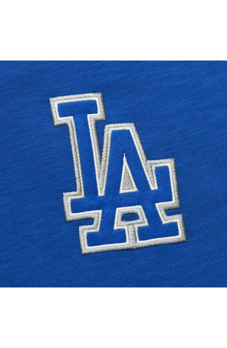 Mitchell & Ness Men's Mitchell & Ness Royal Los Angeles Dodgers Cooperstown Collection Legendary Raglan Slub Henley 3/4-Sleeve T-Shirt, Alternate, color, Royal