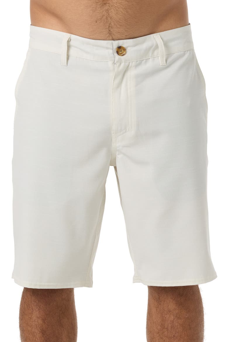 Portola Water Resistant Hybrid Shorts, Main, color, TOFU