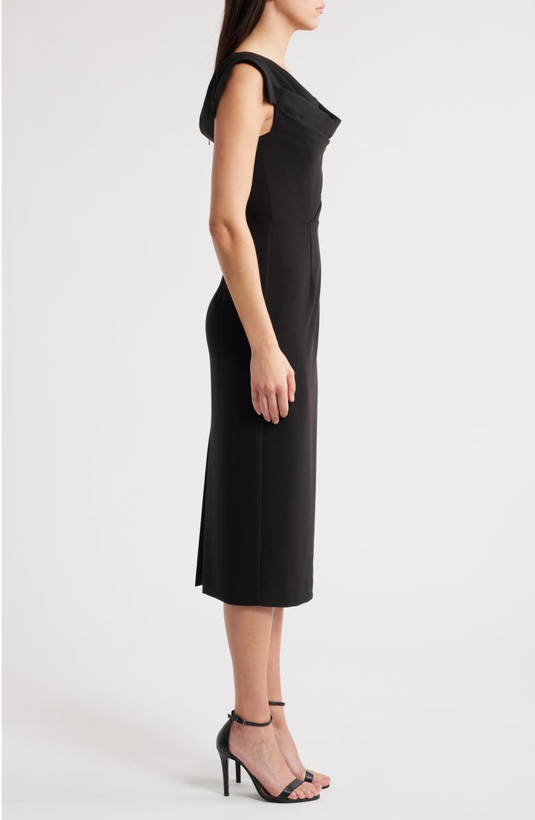 Black Halo Jacqueline Midi Gabardine Sheath Dress, Alternate, color, 