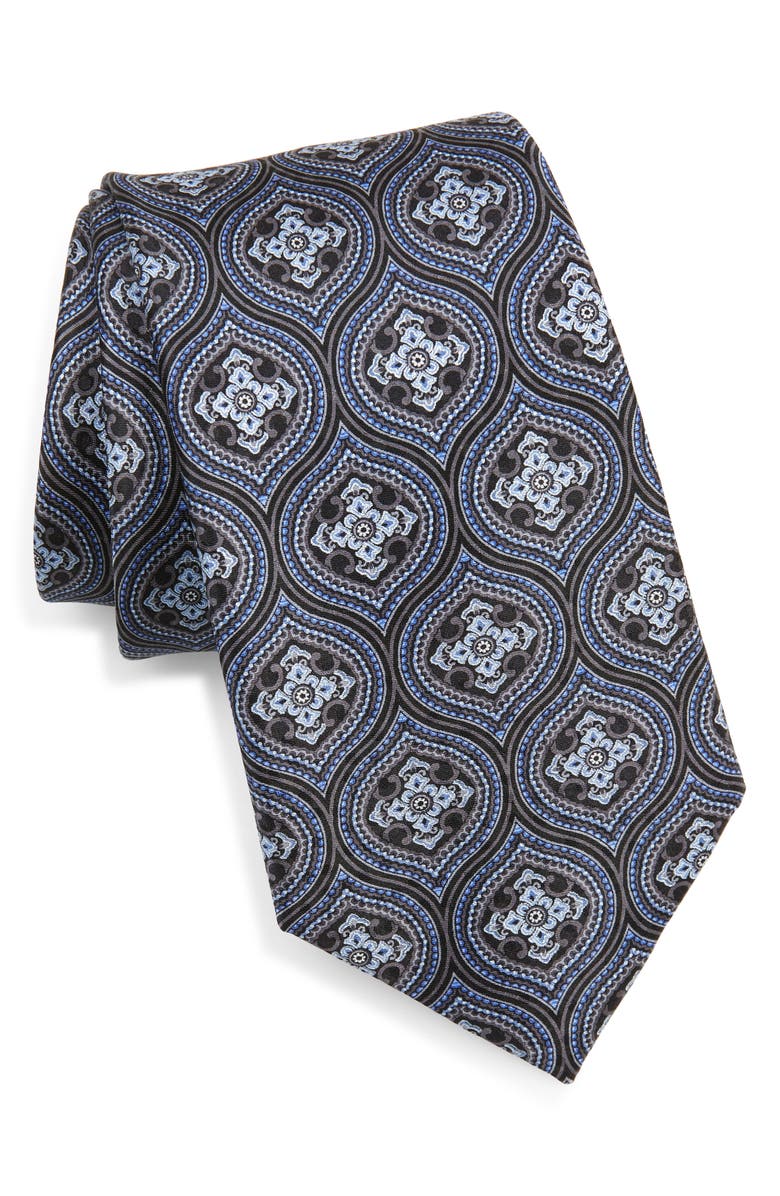 NORDSTROM MEN'S SHOP Nordstrom Medallion Silk Tie, Main, color,