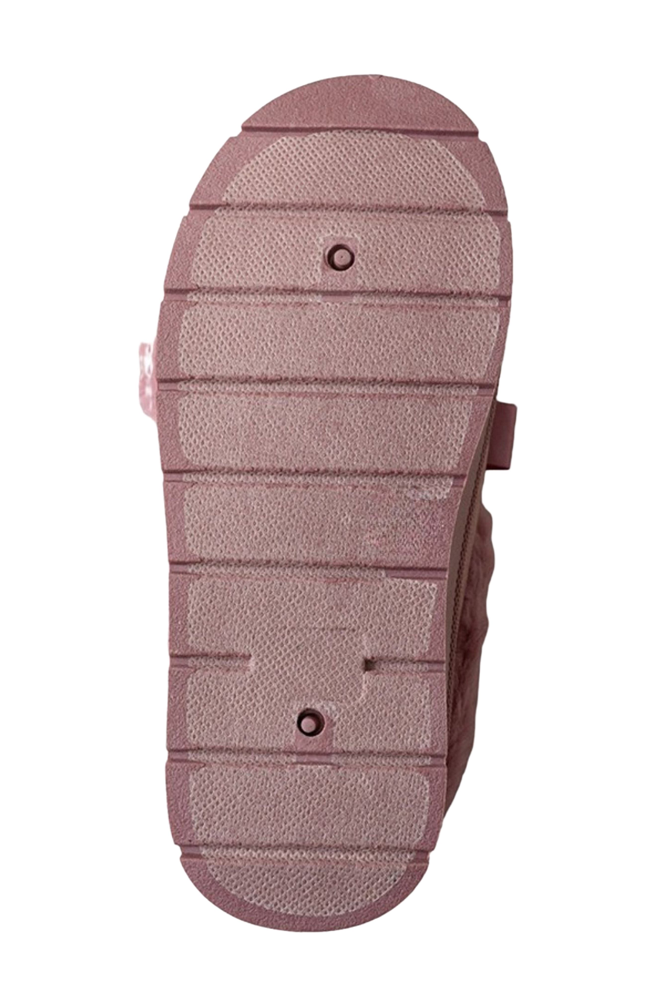 Kids' Cozy Faux Fur Slipper, Alternate, color, DARK MAUVE