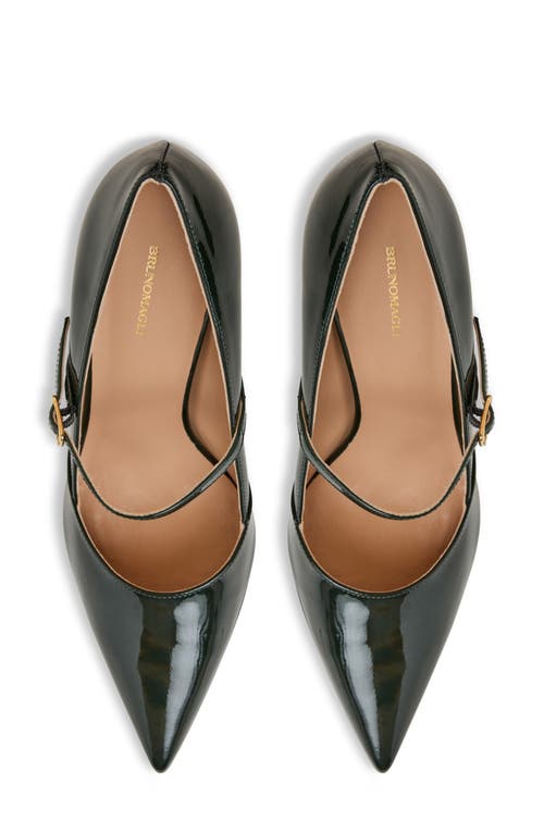 Bruno Magli Prima Pointed Toe Mary Jane Pump In Green
