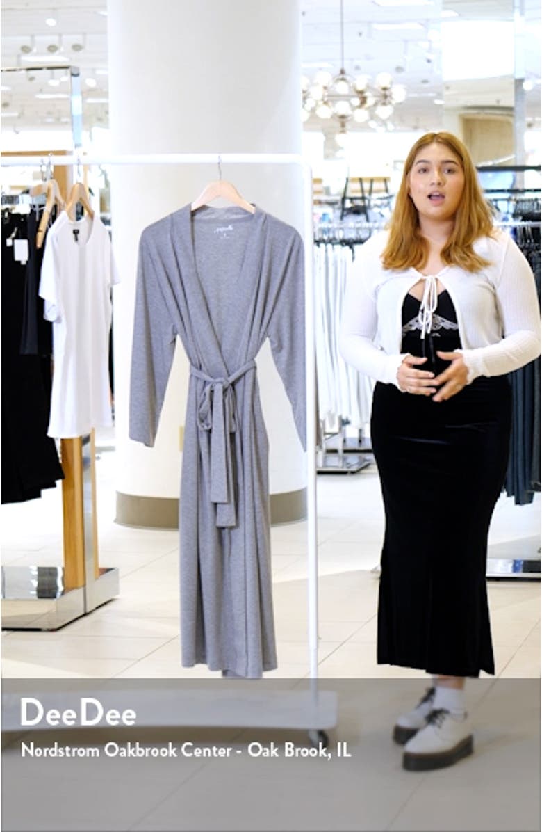 Basic Knit Robe, sales video thumbnail