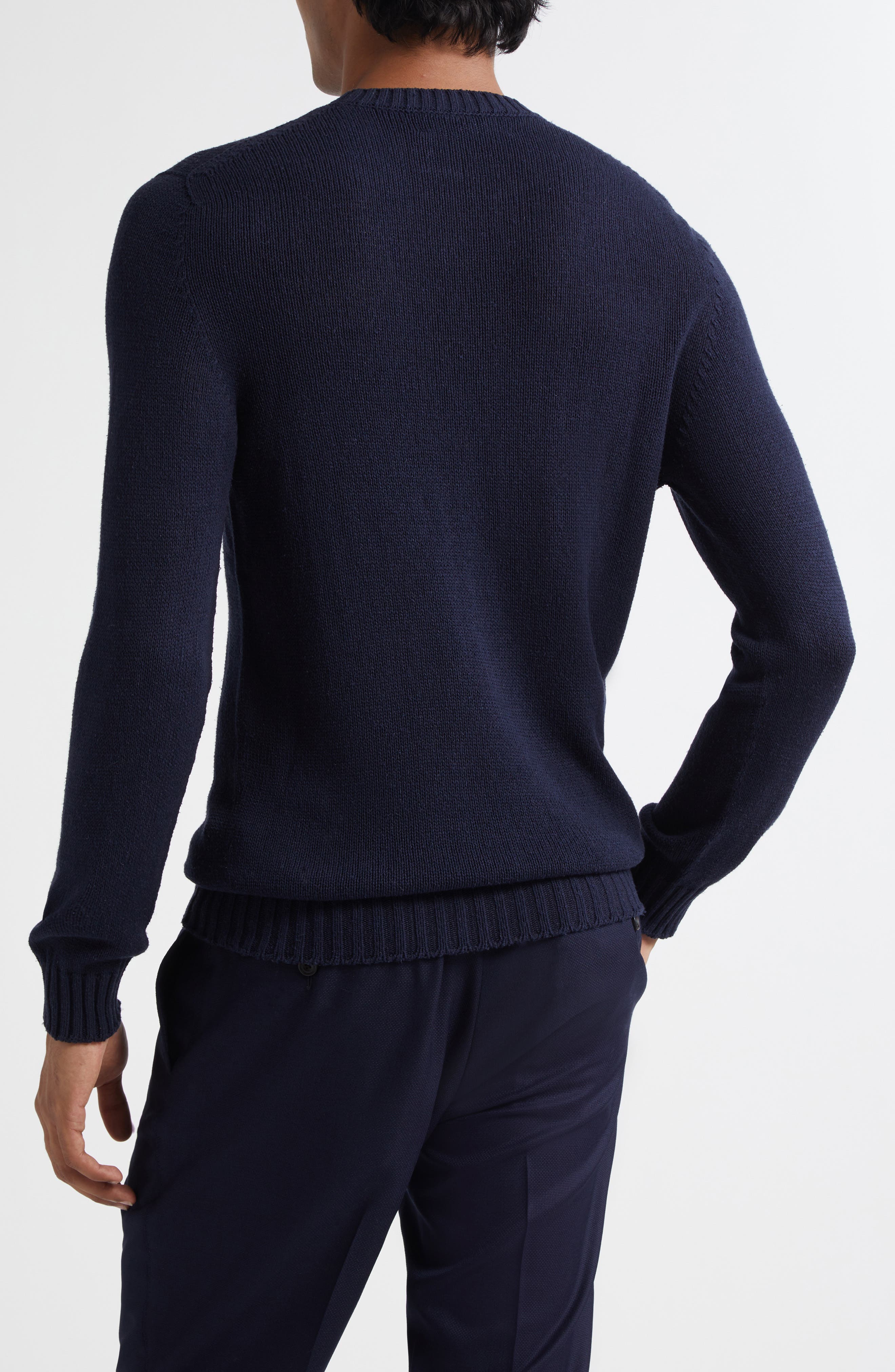 Bourette Silk Crewneck Sweater - image 2