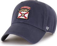 '47 Men's '47 Navy Florida Panthers Alternate Logo Clean Up Adjustable Hat