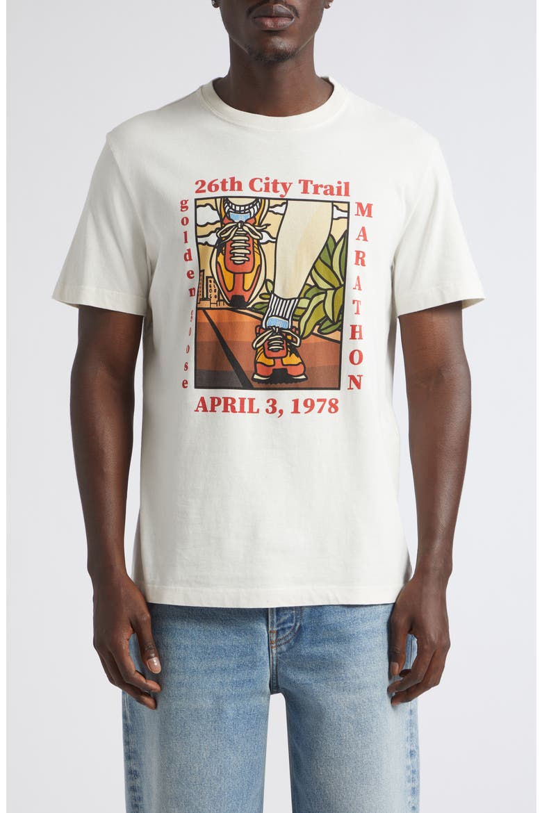 Journey Graphic T-Shirt, Main, color, HERITAGE WHITE