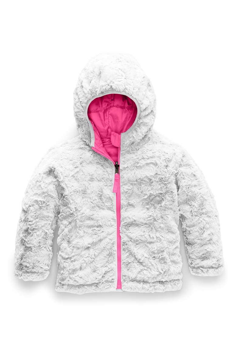 Kids' Mossbud Swirl Reversible Water Repellent Heatseeker™ Jacket, Alternate, color, MR. PINK