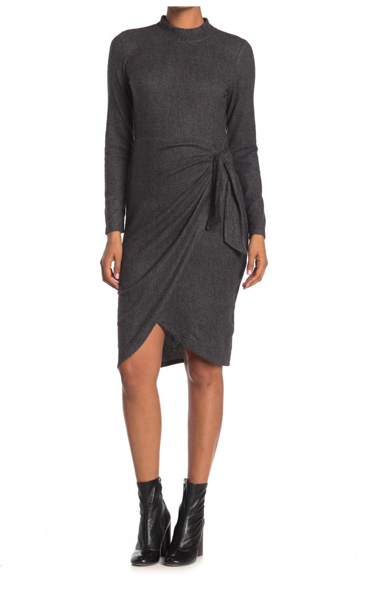 Collective Concepts Long Sleeve Knit Dress, Main, color, 