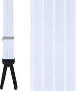 Trafalgar Jefferson Brushed Pinstripe Elastic Formal End Suspenders