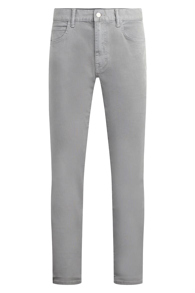 The Asher Slim Fit Five-Pocket Twill Pants, Alternate, color, ULTIMATE GREY