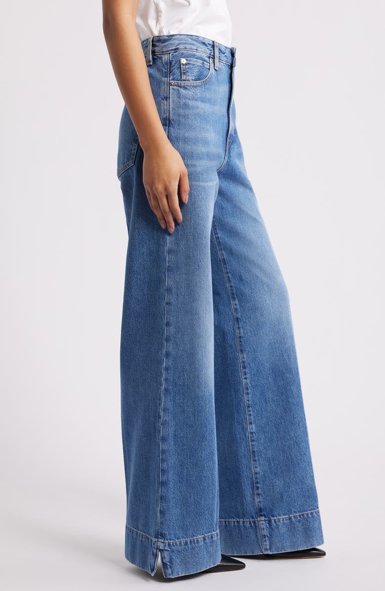 FRAME The Slice High Waist Flare Jeans, Alternate, color, Drift