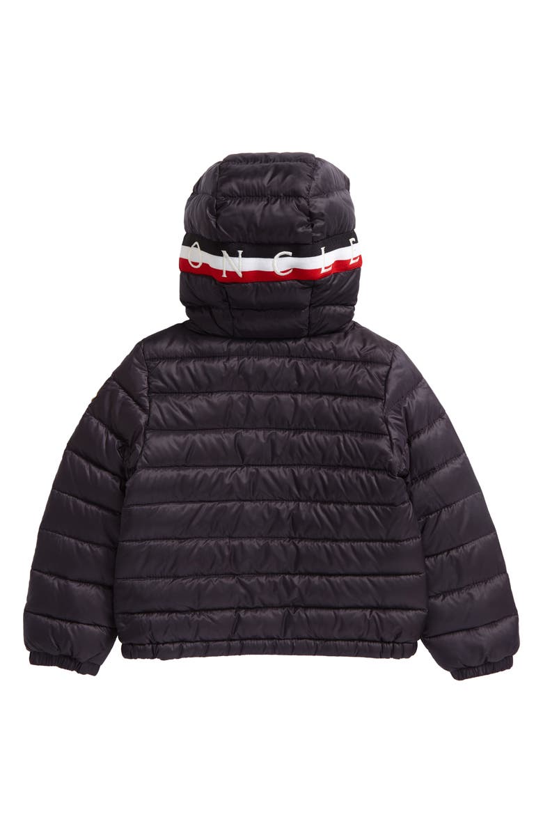 Moncler Kids' Gaddy Logo Hooded Down Puffer Jacket, Alternate, color, 