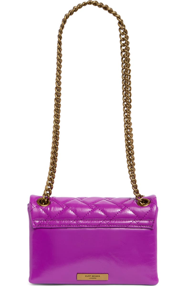 Kurt Geiger London Mini Kensington Quilted Leather Crossbody Bag, Alternate, color,