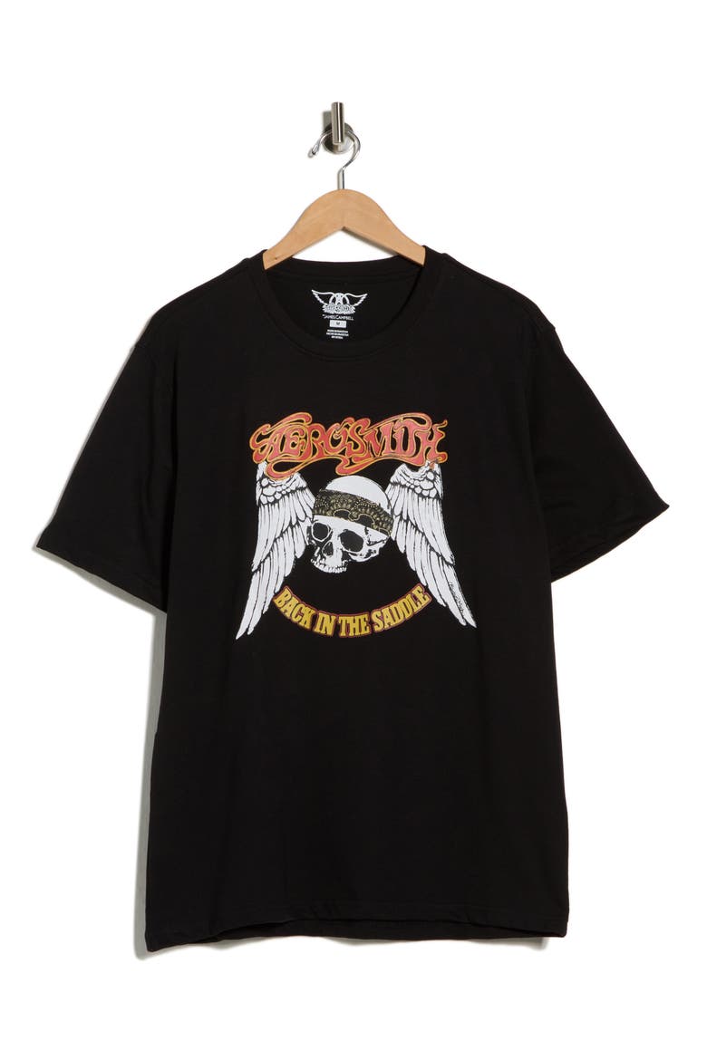 Aerosmith Graphic T-Shirt, Alternate, color, BLACK