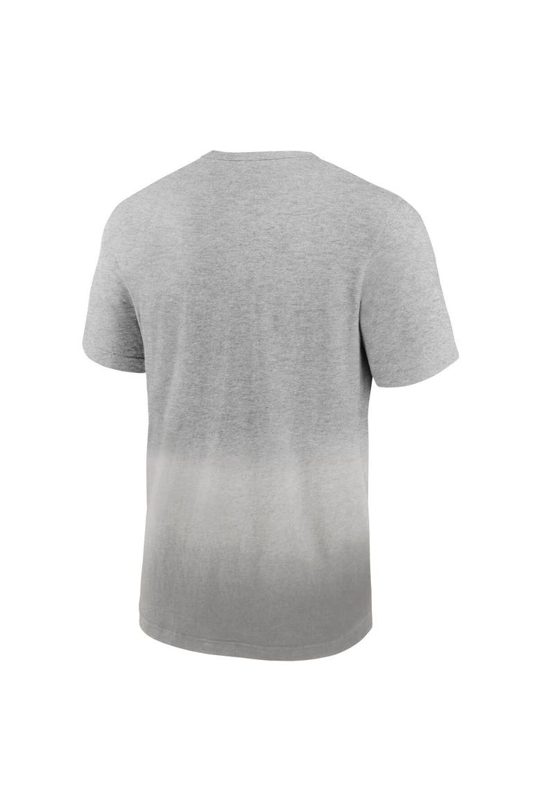 Men's Fanatics Branded Heathered Gray/Gray Cleveland Browns Team Ombre T-Shirt, Alternate, color, Heather Gray
