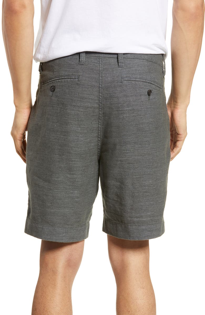 John Varvatos Star USA Johnny Flat Front Shorts, Alternate, color,