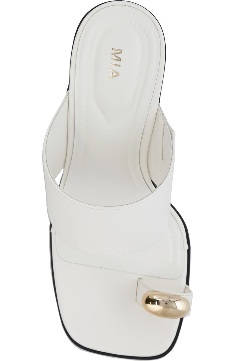 MIA Fawn Toe Loop Sandal, Alternate, color, White