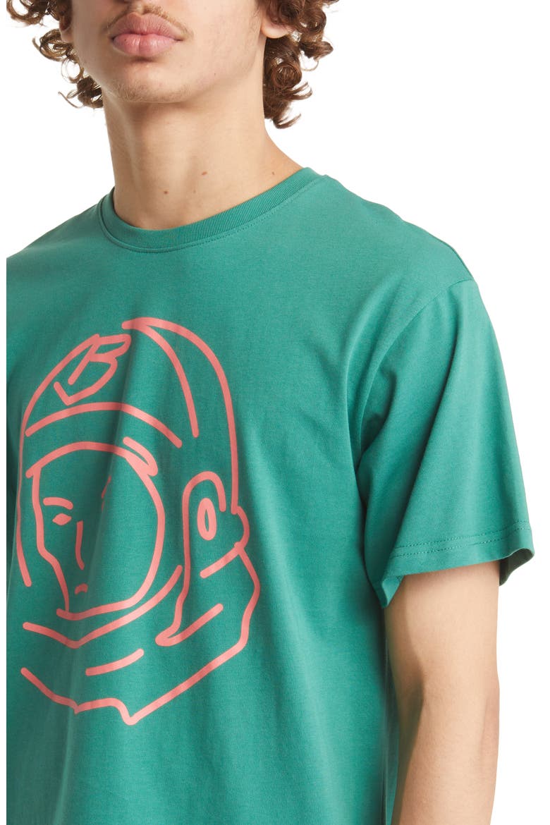 BB Helmet Cotton Graphic Tee, Alternate, color, FIR