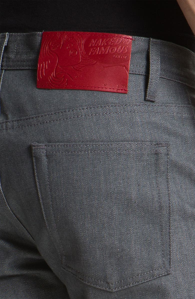 Naked & Famous Denim Weird Guy Slim Fit Selvedge Jeans, Alternate, color, 