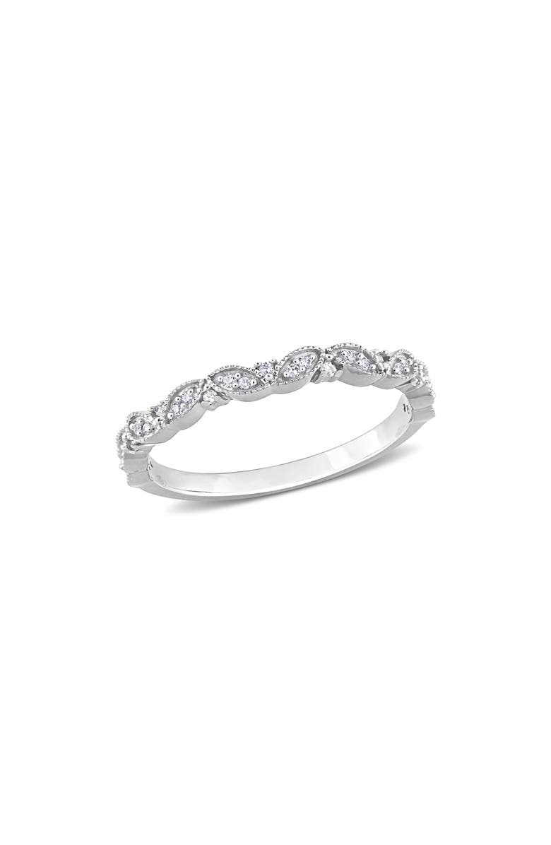 DELMAR Diamond Semi Eternity Ring - 0.1ct., Main, color, 