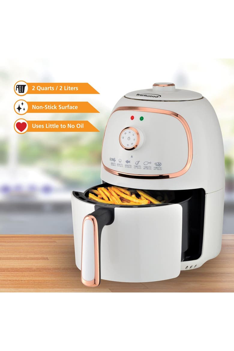 2qt Electric Air Fryer, Alternate, color, White