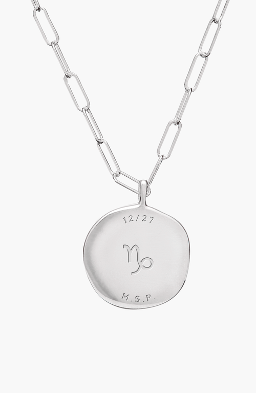 Birthdate Co. The June Birthdate Silver Pendant In June 1st - Silver