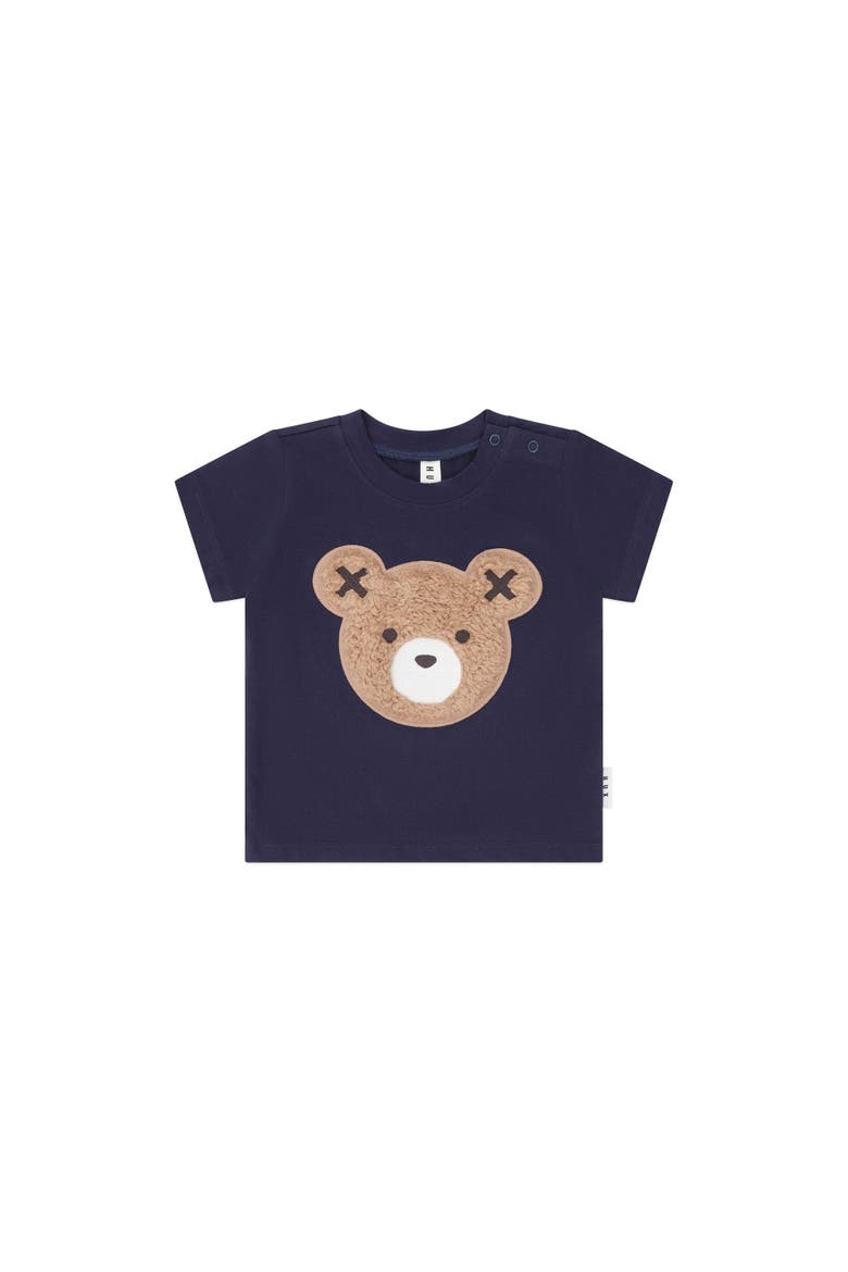 Furry Huxbear Navy Tee, Main, color, Navy