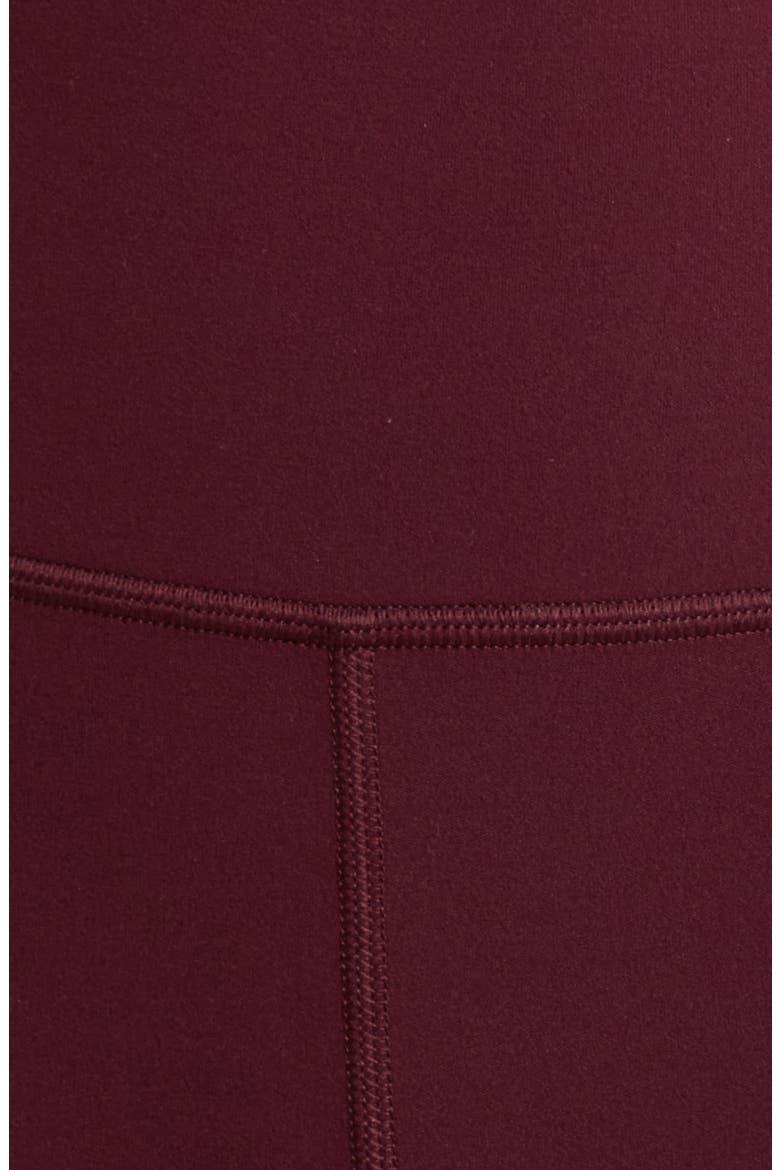River High Waist Airweight Stirrup Leggings, Alternate, color, DARK CHERRY/ BLACK