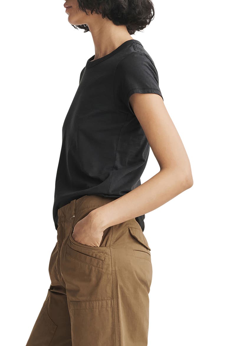 The Slub Tee, Alternate, color, BLACK