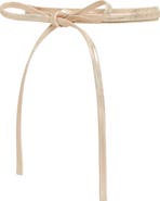 Ada Skinny Leather Wrap Belt